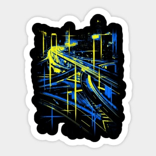 City Lights Sticker